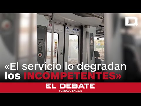 El mensaje de un maquinista de Cercanías: «El servicio se va degradando por culpa de incompetentes»