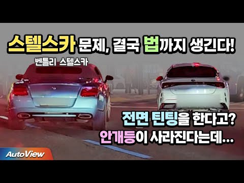 직접 실험했습니다 ... 스텔스카 위험성, 전면 틴팅은 어디까지가 정답인가? / 오토뷰 x 자동차안전연구원