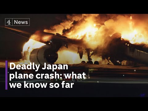 Japan earthquake relief plane hits passenger jet killing 5 people in Tokyo