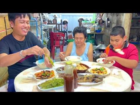 กินข้าวกับแม่ทองย้อย กุ้งทอดซอสมะขาม สะเดาน้ำปลาหวาน