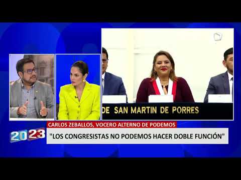 Carlos Zeballos sobre Digna Calle: “Su esposo nos dijo que la congresista llegará a fines de agosto”
