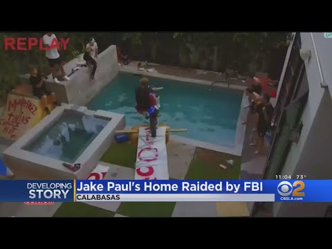 FBI Raids Calabasas Home Of YouTube Star Jake Paul