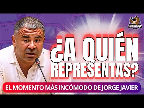 Jorge Javier RETRATADO por un periodista tras salir del Congreso: su momento más INCÓMODO