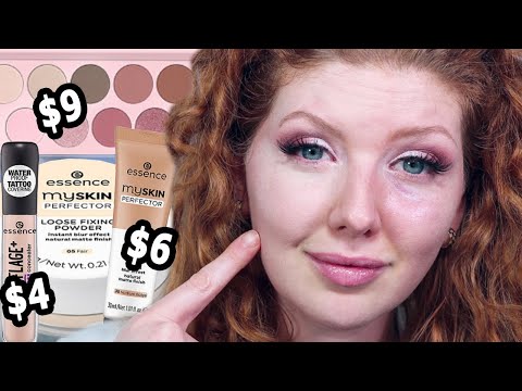 Full Face Tutorial Trying ESSENCE Makeup | Nothing Over 