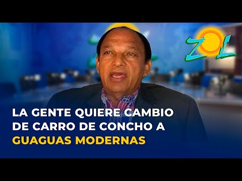 Dirigente Alfredo Pulinario (Cambita): La gente quiere cambio de carro de concho a guaguas modernas