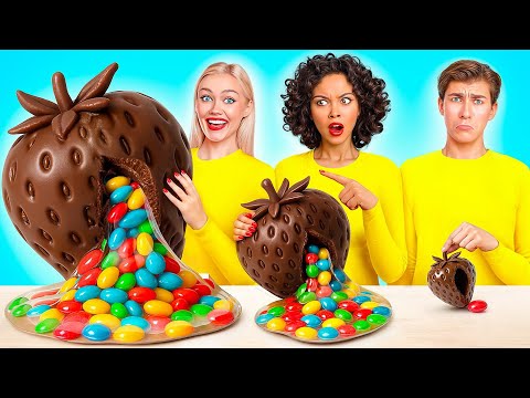 Provocarea Mâncare Mare, Medie Și Mică Placă | Luptă Comestibilă Multi DO Challenge