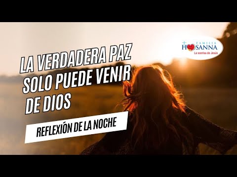 La verdadera Paz solo puede venir de Dios #ReflexiónDeNoche, Viernes 23 Agosto 2024 #PadreJohn #FH