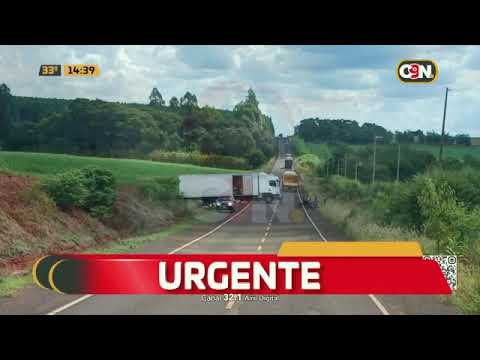 Recuperan camión transportador robado en Canindeyú