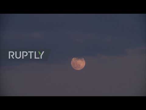Italy: Full 'Pink Moon' shines bright over Rome
