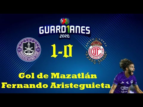 Gol de Fernando Aristeguieta Mazatlàn vs Toluca | Apertura 2020 - Jornada 3 | Mexican News