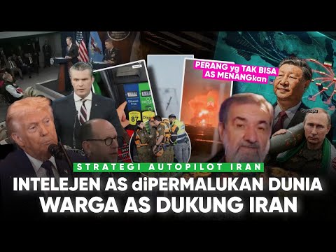 Intelijen AS Dipermalukan Dunia, Warga AS BELA Iran ”Mesin Perang Autopilot IRAN kalahkan Isrsel