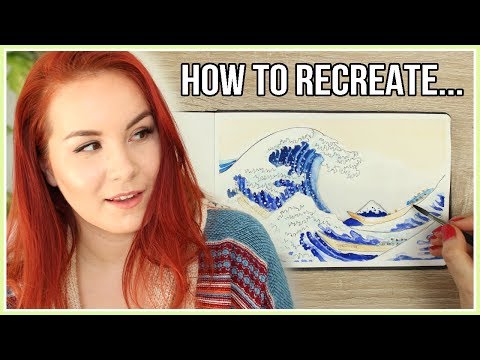 How to Recreate The Great Wave off Kanagawa | Creative Thursday