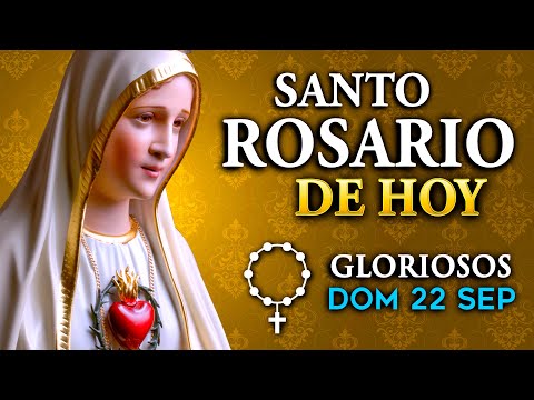 ROSARIO de HOY domingo 22 de septiembre 2024 - Misterios GLORIOSOS del Santo Rosario