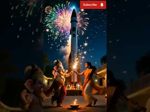 🔥देखो कैसे गणेश जी ने माता पार्वती की फुलझड़ी जलाकर मनाई दिवाली #indianfestival #viralshorts