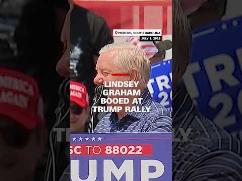 Lindsey Graham booed at Trump rally