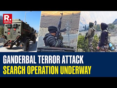 Ganderbal Terror Attack: Search Operation Underway At Gagangir Area | Jammu Kashmir