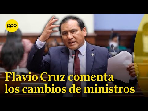 Flavio Cruz comenta los cambios de ministros de Estado