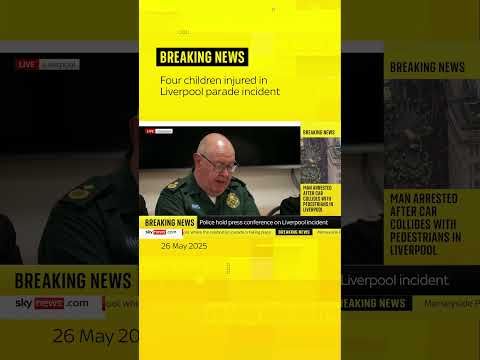 Four children injured in Liverpool parade incident