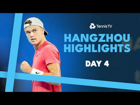 Rune Takes On Uchiyama; Cilic, Zhang & Carballes Baena Feature | Hangzhou 2024 Highlights Day 4