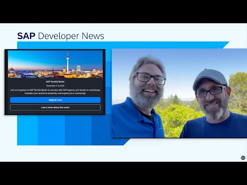 TechEd, CodeTalk, HANA Cloud Q2, InnerSource Summit & CodeJam 2025 Register now | SAP Developer News