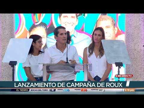 Rómulo Roux lanza campaña como precandidato presidencial por CD