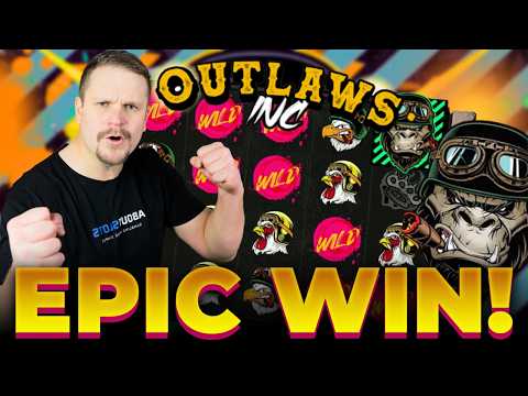 MY MASSIVE WIN ON OUTLAWS INC (INSANE CLUSTER HIT)