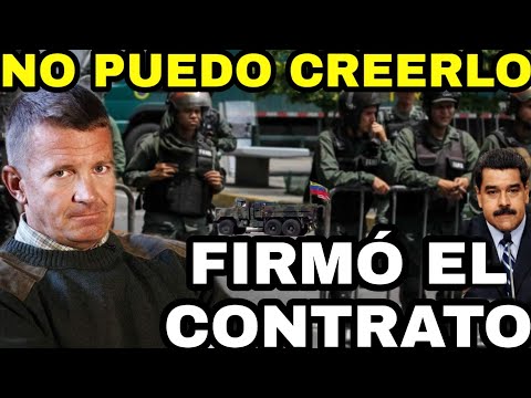 ERIK PRINCE: FIRMÓ EL CONTRATO PARA LA OPERACIÓN EN VENEZUELA Y NICOLAS MADURO TIEMBLA