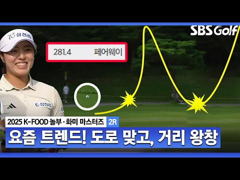 [2025 KLPGA] 신다인?? 행운의 바운스.. 카트도로 두 번 맞고, 그린 근처까지! 서교림의 버디쇼_K-FOOD 놀부·화미 2R