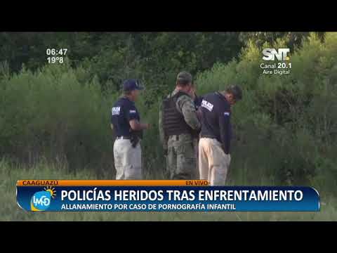 Caaguazú: Dos policías heridos tras enfrentamiento