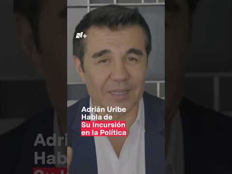 Adrián Uribe habla de su incursión en la política #nmas #shorts