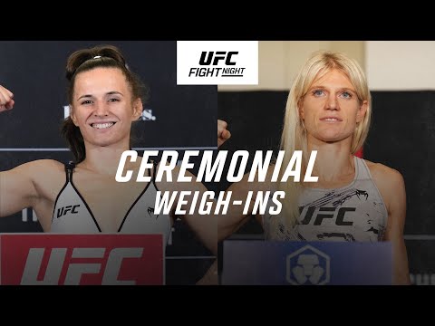 UFC Atlantic City: Ceremonial Weigh-In