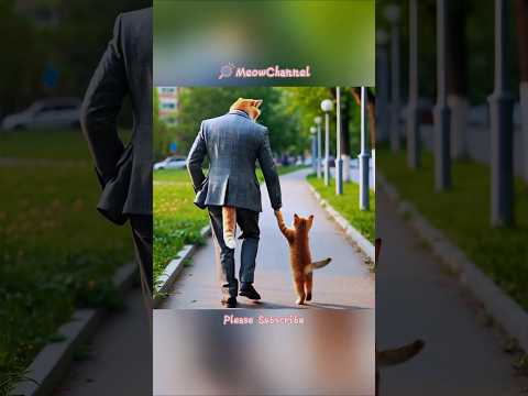 The kitten and his father.