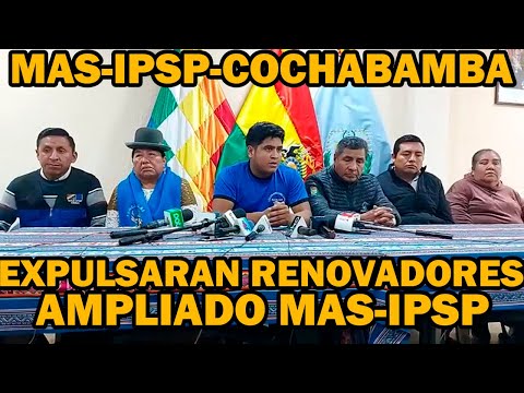 DIRECCIÓN MAS-IPSP DE COCHABAMBA ANUNCIAN QUE VAN PARTICIPAR AMPLIADO NACIONAL DEL MAS-IPSP..