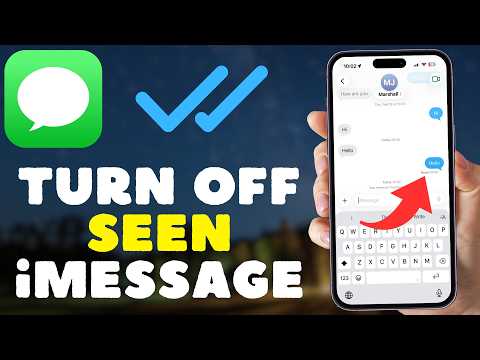 Turn OFF Seen in iPhone iMessage (Tutorial)
