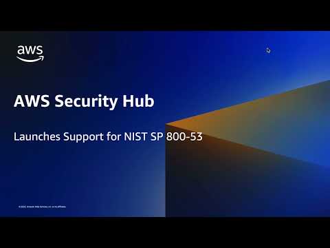 AWS Security Hub supports NIST SP 800-53 r5 | Amazon Web Services