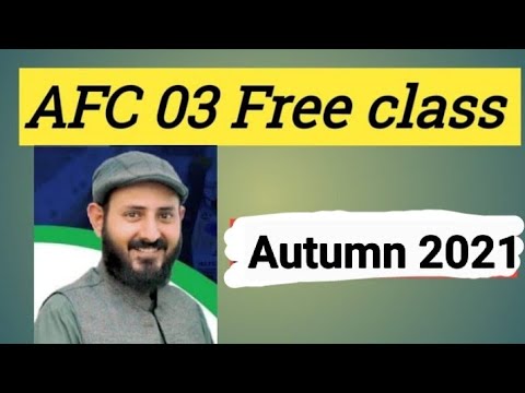 AFC 03 QM Free Revision Classes by Sir Dawood Shahid