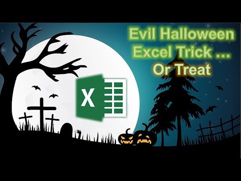 Evil Halloween Excel Tip.  Backwards Scrolling Worksheet