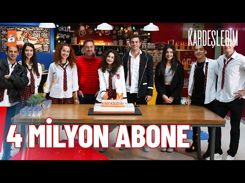 KARDEŞLERİM 4 MİLYON ABONEYİ GEÇTİ!🎉🧿✨