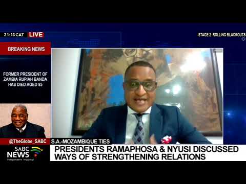 Ramaphosa and Nyusi discuss ways to strengthen SA/ Mozambique relations