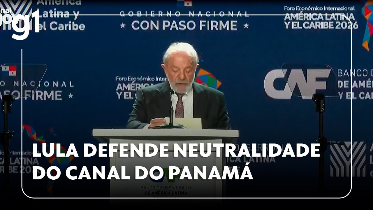 JH: Lula defende ‘neutralidade’ do Canal do Panamá, alvo de investidas dos EUA