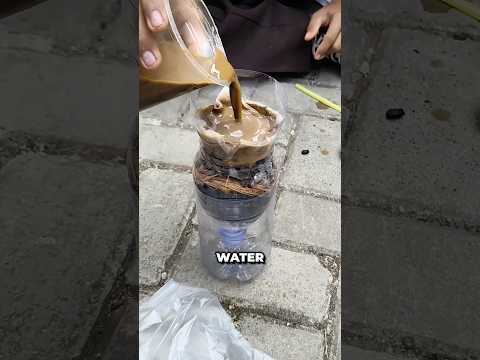 This Is How This Filter Turns Dirty Water Into Clean Water 😮