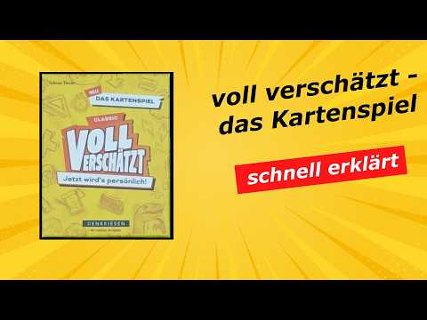 Voll verschätzt - das Kartenspiel - kurze knackige Anleitung