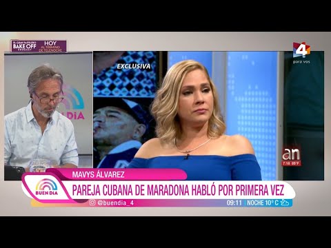 Buen Día - Mavys Álvarez: Pareja cubana de Maradona habló por primera vez