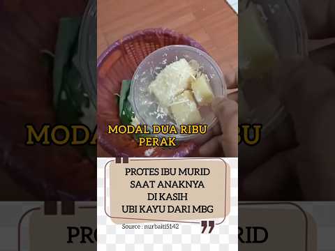 MBG INI SINGKONG DIPARUT KEJU..!!