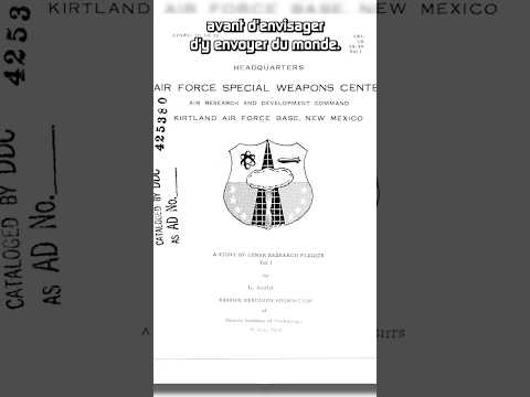 les americains voulaient atomiser la Lune...