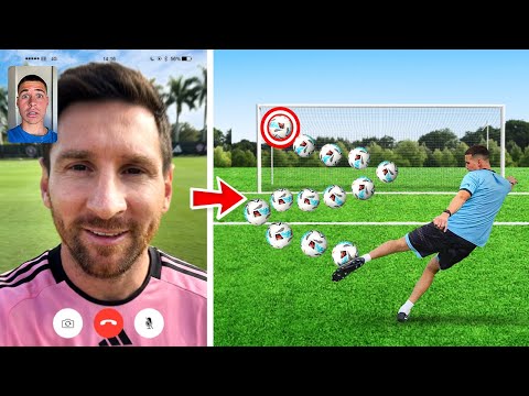 Messi Decide mis Retos de Fútbol por 24 Horas