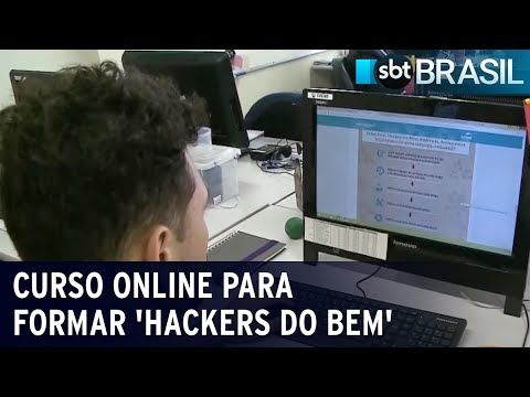 Curso gratuito busca preencher vagas para segurança cibernética no Brasil | SBT Brasil (20/01/24)