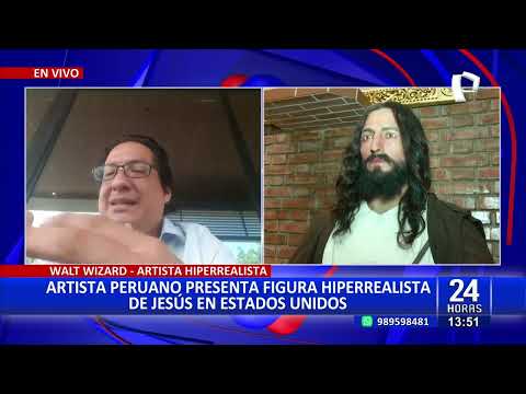 24 HORAS | Entrevista: peruano presenta figura hiperrealista de la imagen de Jesús