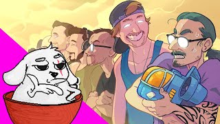Huntleo reacciona a "La DECADENTE escena de los JUEGOS DE YOUTUBERS"