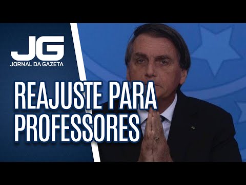 Presidente Jair Bolsonaro anuncia reajuste para professores da rede básica